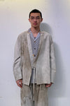 Aviva Jifei Xue staining short kimono jacket SS23-KJS-FS